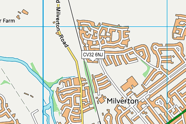 CV32 6NJ map - OS VectorMap District (Ordnance Survey)