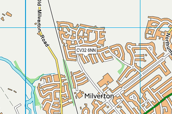 CV32 6NN map - OS VectorMap District (Ordnance Survey)