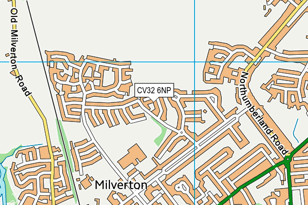 CV32 6NP map - OS VectorMap District (Ordnance Survey)