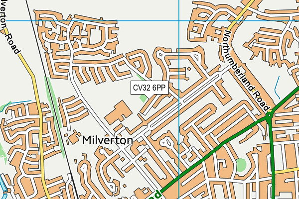 CV32 6PP map - OS VectorMap District (Ordnance Survey)