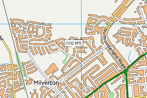 CV32 6PS map - OS VectorMap District (Ordnance Survey)