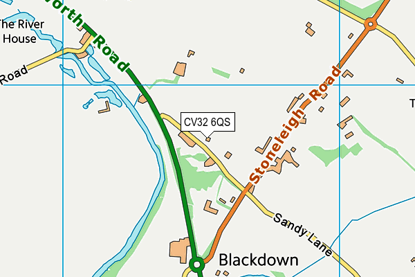 Map of BLACKDOWN DEVELOPMENTS LTD at district scale