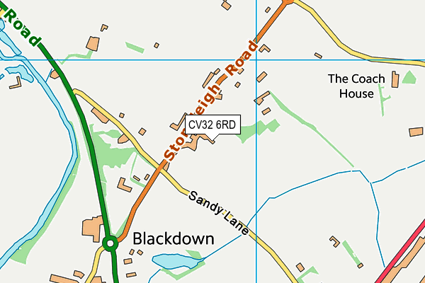 North Leamington School map (CV32 6RD) - OS VectorMap District (Ordnance Survey)
