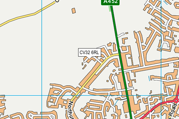 CV32 6RL map - OS VectorMap District (Ordnance Survey)