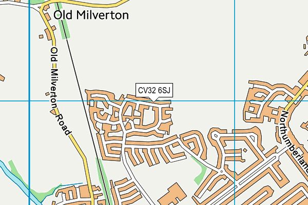 CV32 6SJ map - OS VectorMap District (Ordnance Survey)