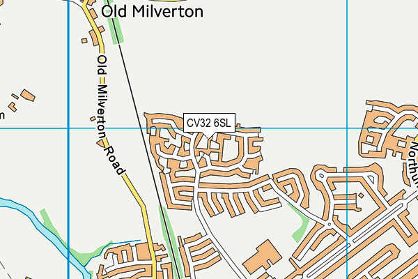 CV32 6SL map - OS VectorMap District (Ordnance Survey)