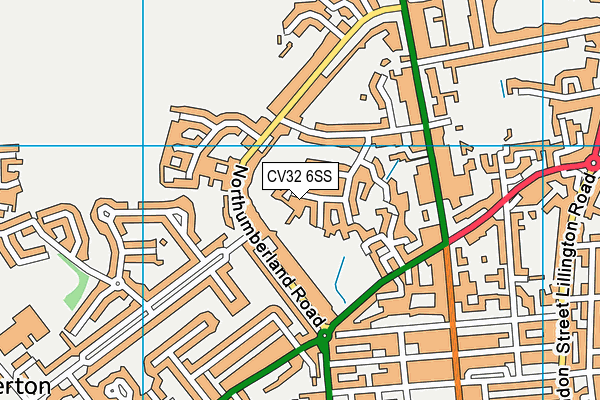 CV32 6SS map - OS VectorMap District (Ordnance Survey)