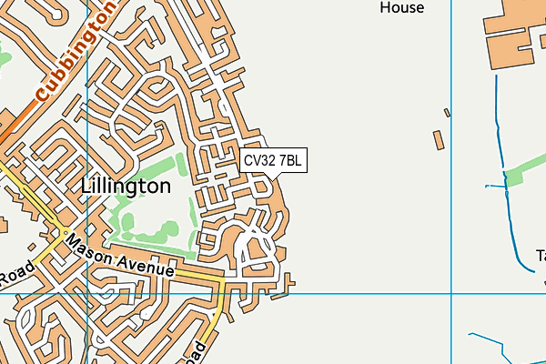 CV32 7BL map - OS VectorMap District (Ordnance Survey)