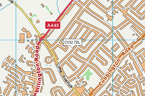 CV32 7DL map - OS VectorMap District (Ordnance Survey)