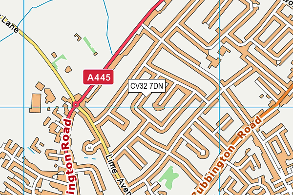 CV32 7DN map - OS VectorMap District (Ordnance Survey)