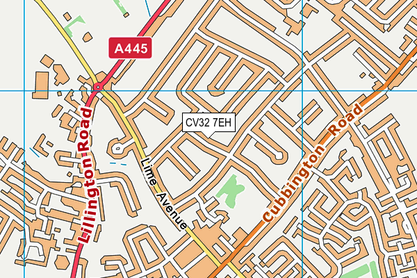 CV32 7EH map - OS VectorMap District (Ordnance Survey)