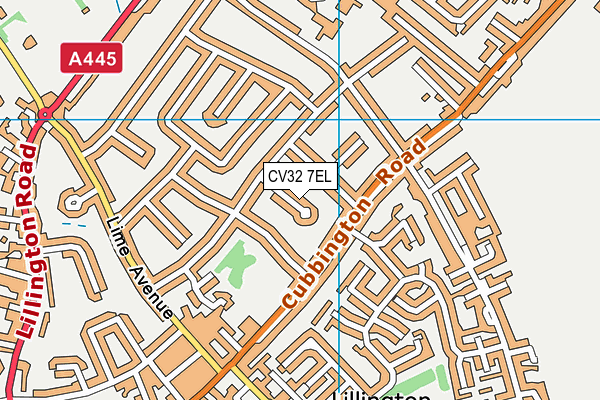 CV32 7EL map - OS VectorMap District (Ordnance Survey)