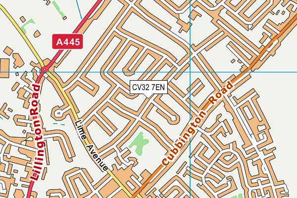 CV32 7EN map - OS VectorMap District (Ordnance Survey)