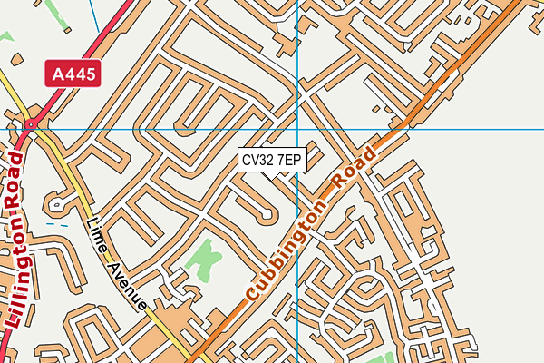 CV32 7EP map - OS VectorMap District (Ordnance Survey)