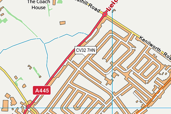 CV32 7HN map - OS VectorMap District (Ordnance Survey)