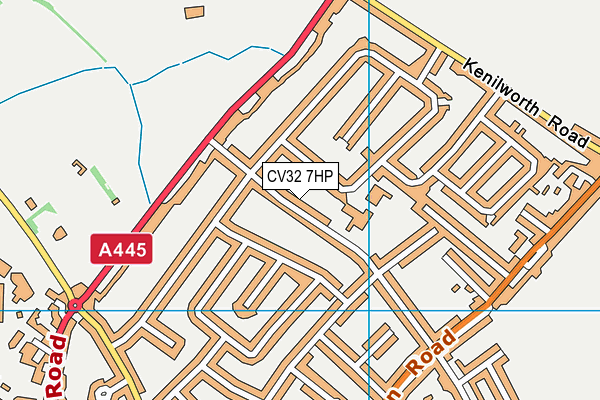 Telford Junior School map (CV32 7HP) - OS VectorMap District (Ordnance Survey)