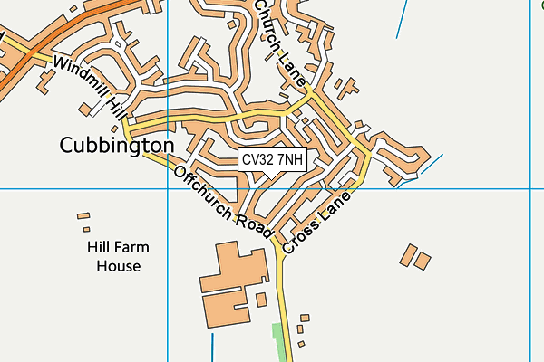 CV32 7NH map - OS VectorMap District (Ordnance Survey)