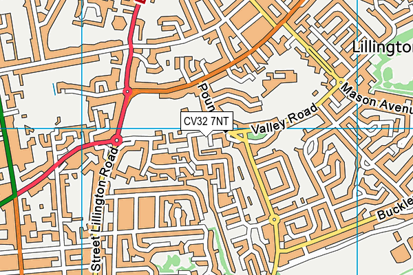 CV32 7NT map - OS VectorMap District (Ordnance Survey)