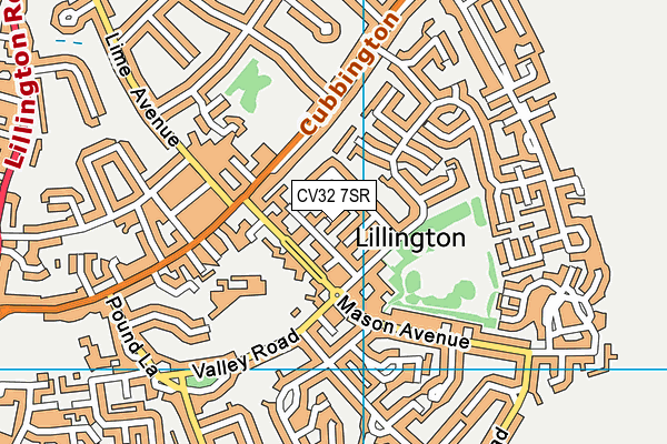 CV32 7SR map - OS VectorMap District (Ordnance Survey)