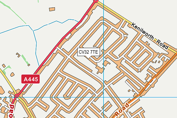 Telford Infant School map (CV32 7TE) - OS VectorMap District (Ordnance Survey)