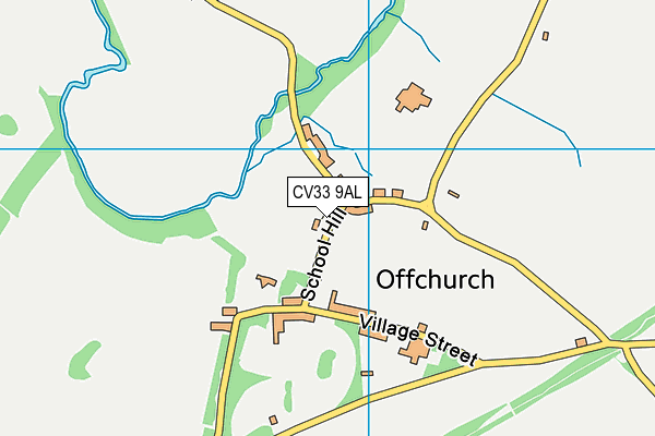 CV33 9AL map - OS VectorMap District (Ordnance Survey)