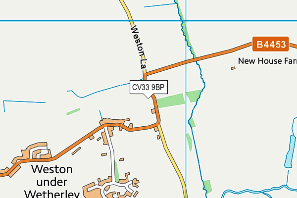 CV33 9BP map - OS VectorMap District (Ordnance Survey)