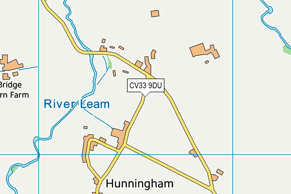 CV33 9DU map - OS VectorMap District (Ordnance Survey)