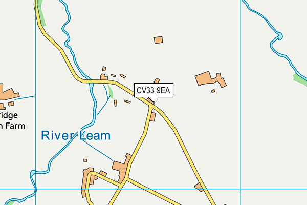 CV33 9EA map - OS VectorMap District (Ordnance Survey)