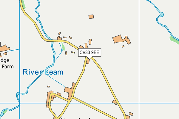 CV33 9EE map - OS VectorMap District (Ordnance Survey)