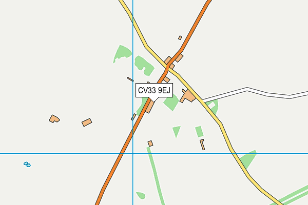 CV33 9EJ map - OS VectorMap District (Ordnance Survey)