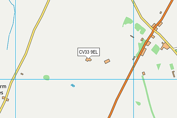 CV33 9EL map - OS VectorMap District (Ordnance Survey)