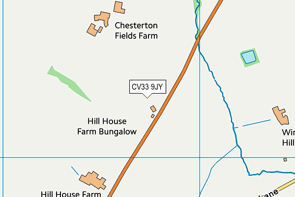 CV33 9JY map - OS VectorMap District (Ordnance Survey)
