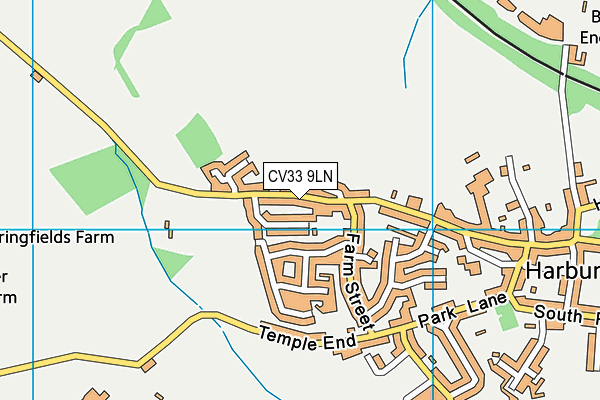 CV33 9LN map - OS VectorMap District (Ordnance Survey)