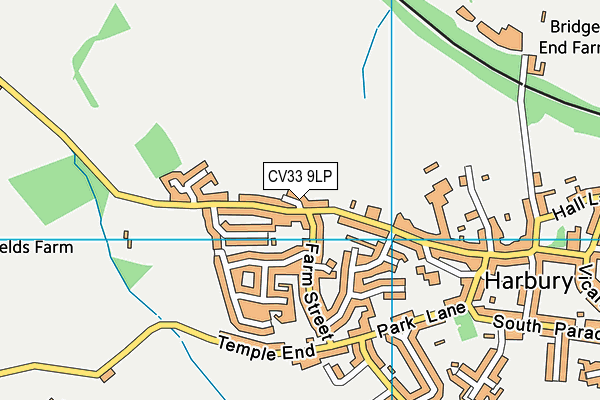 CV33 9LP map - OS VectorMap District (Ordnance Survey)