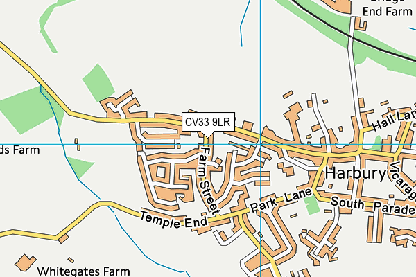 CV33 9LR map - OS VectorMap District (Ordnance Survey)