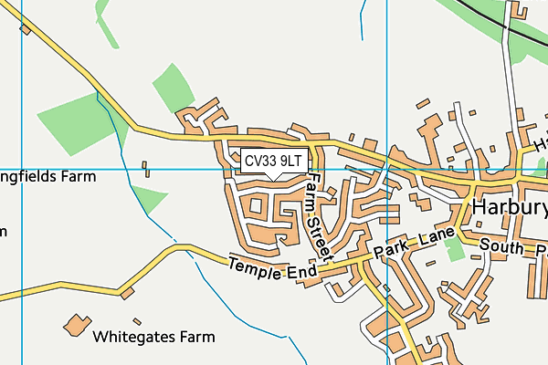 CV33 9LT map - OS VectorMap District (Ordnance Survey)