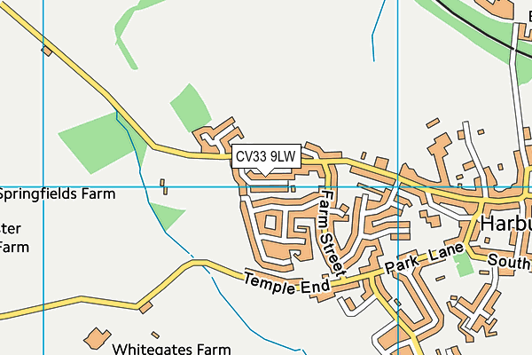 CV33 9LW map - OS VectorMap District (Ordnance Survey)