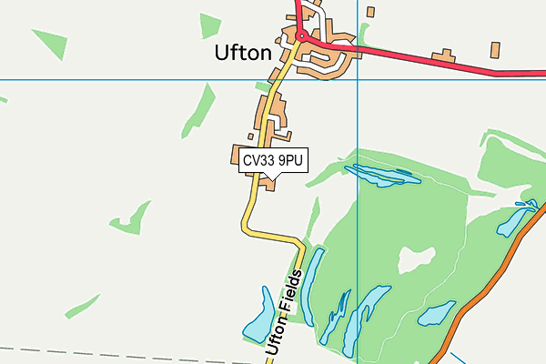 CV33 9PU map - OS VectorMap District (Ordnance Survey)