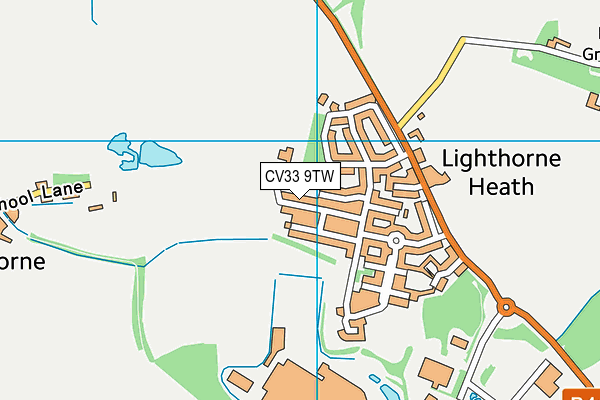 CV33 9TW map - OS VectorMap District (Ordnance Survey)