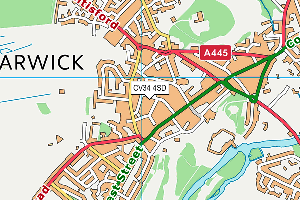 Map of I DO WARWICK LIMITED at district scale