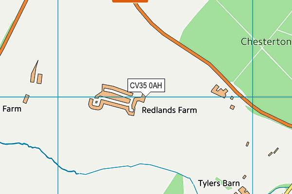 CV35 0AH map - OS VectorMap District (Ordnance Survey)