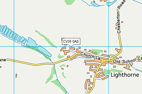CV35 0AS map - OS VectorMap District (Ordnance Survey)