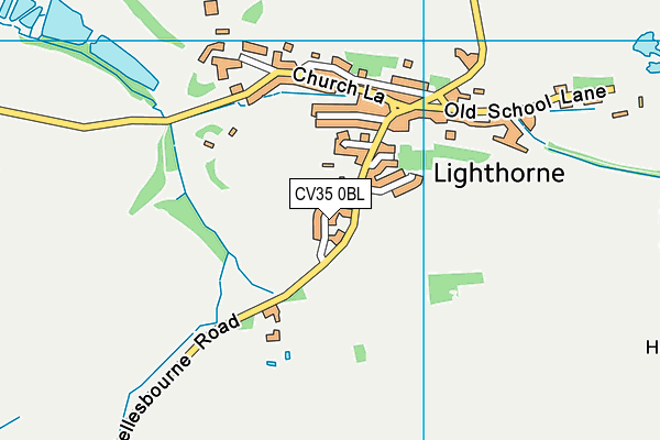 CV35 0BL map - OS VectorMap District (Ordnance Survey)