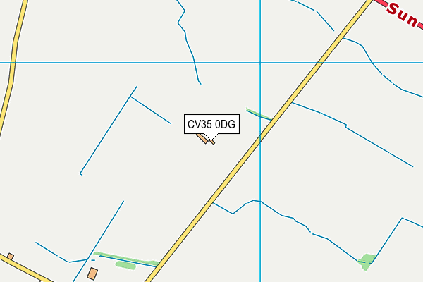 CV35 0DG map - OS VectorMap District (Ordnance Survey)
