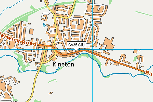 CV35 0JU map - OS VectorMap District (Ordnance Survey)