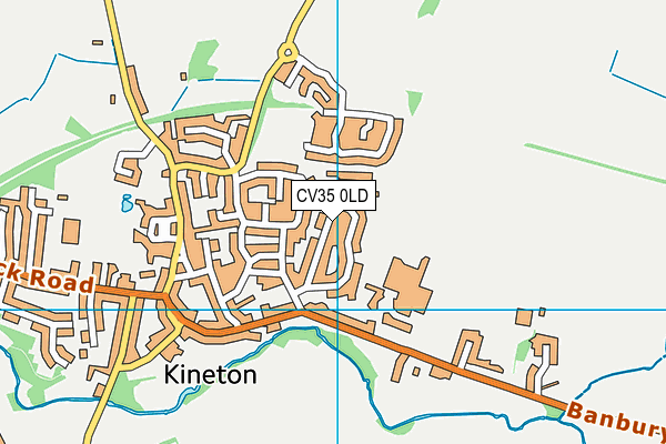 CV35 0LD map - OS VectorMap District (Ordnance Survey)