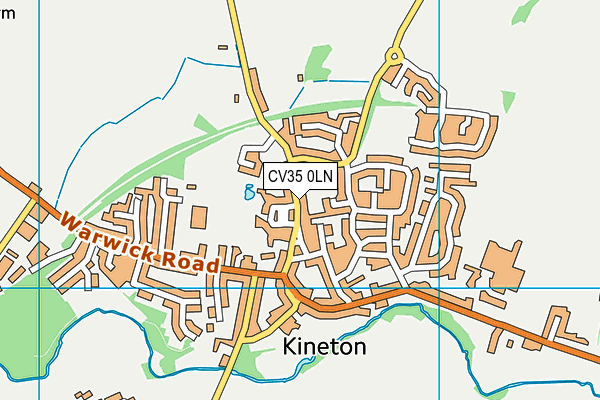 CV35 0LN map - OS VectorMap District (Ordnance Survey)