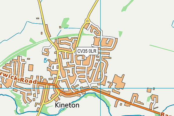 CV35 0LR map - OS VectorMap District (Ordnance Survey)