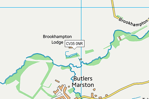 CV35 0NR map - OS VectorMap District (Ordnance Survey)