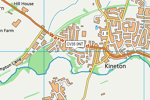 CV35 0NT map - OS VectorMap District (Ordnance Survey)